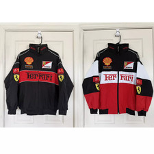 Ebroidered Ferrari Cotton Padded Jacket F 1 Racing Unisex Embroidery Jacket picture