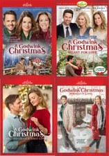 A GODWINK CHRISTMAS ALL 4 HALLMARK MOVIES New Sealed DVD picture