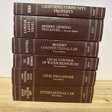 Vintage 1980s 1990s Law Books West Publishing Legal Textbooks Lot of 6 Hardcover picture