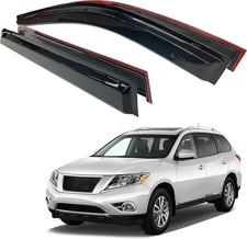 2022-2026 Nissan Pathfinder Tape-on Window Visors, Rain, Sun Guard Deflectors picture