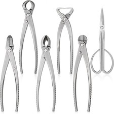 6Pcs Bonsai Tool Set Heavy‑Duty Pruning Shaping Kit Cutters Shears Splitter picture
