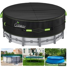 Covers 24' (Round) Polyester 1 Count UIRWAY Ft Winter Pool Cover Reflective picture