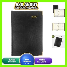 Brownline 2027 Weekly Planner 12 Months Jan-Dec Black CBE507 8.187