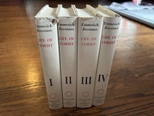 THE LIFE OF OUR LORD AND SAVIOUR JESUS CHRIST 4 Vol. w/DJ Emmerick 1st Edition picture