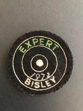 Vintage fabric patch badge NSRA Expert 1972 Bisley picture