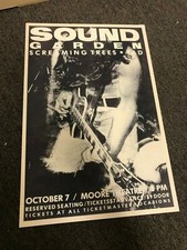 Soundgarden Screaming Trees 1990 Seattle Cardstock Concert Poster - 12