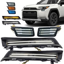 For 26-27 Toyota RAV4 Woodland Edition Upper Lower Bumper LED DRL Lights Kit picture