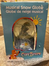 Vintage Original CareBear “Grumpy Bear” MUSICAL snow globe  picture