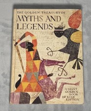 Vintage Golden Treasury of Myths and Legends Giant Golden Book Provensen picture