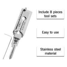 1Pc 2 In 1 KW1 Key Precision Hook Pick Set Maintenance Repair Tool picture