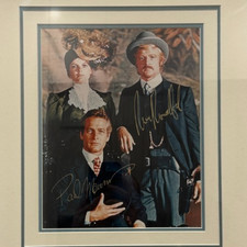 Newman & Redford Signed Butch Cassidy & Sundance Kid Photo COA Framed 1969 picture