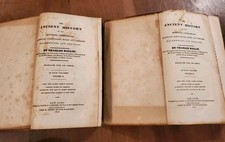 ANCIENT HISTORY by Charles Rollin 2 Volumes 1843 Egyptians, Persians, Greece picture