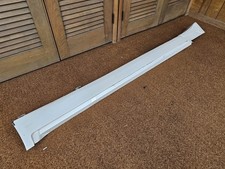 14-20 INFINITI Q50 LEFT SIDE SKIRT ROCKER PANEL MOLDING PEARL WHITE QAB OEM picture