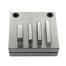 Disc Cutter Rectangular Strip Shape with Set of 4 Punches Size 1/8