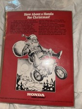 👀 RARE Honda ATC CHRISTMAS ADVERT HONDALINE OEM Atc “Honda Going Strong” Z50r picture