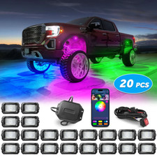 MICTUNING C2 Max RGB-IC LED Rock Lights Kit, 8/10/12/16 Pods Extend Up to 24 Pod picture