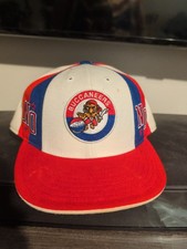 Vtg Reebok Hardwood Classics New Orleans Buccaneers ABA Fitted Hat Cap Sz 7 1/2 picture