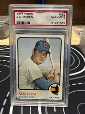 1973 Topps Baseball High Numbers #552 J.C. Martin PSA 8 picture