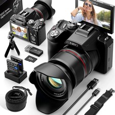 5K Digital Cameras 64MP 16X 3'' Autofocus Video Camera w/ 32GB TF for Beginner picture