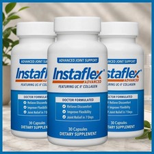 PACK OF 3 Instaflex Advanced Joint Support Doctor Formulated 30 Capsules USA picture