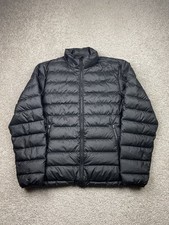 Outerknown Puffer Jacket Men Medium Black 700 Duck Down Insulated Outdoor Casual picture