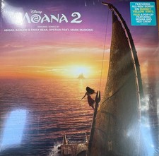 Disney Moana 2 Soundtrack New Sealed Vinyl LP yellow sunset picture