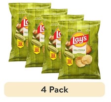 4 pack, Lay's Dill Pickle Potato Snack Chips, 7.75 oz Bag. picture