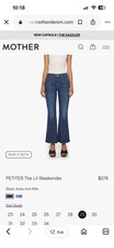 MOTHER JEANS, PETITES The Lil Weekender, Size 29. Worn ONCE picture