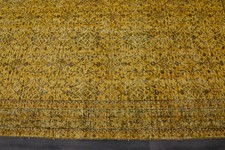Oushak 5x8,Turkish Rug,vintage,anatolian,YELLOW,kilim,Bohemian,handmade,wool picture