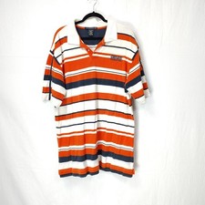 VTG 90's Streetwear Marithe Francois Girbaud Shirt Mens Striped Short Sleeve picture