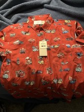 NWT New RSVLTS Disneyland Cars Shirt Size XL Disney Lightning McQueen 2026 picture