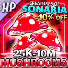 CREATURES OF SONARIA🍄[ 25K - 10M Mushrooms / MUSH]⚡FASTEST DELIVERY・COS⚡million picture