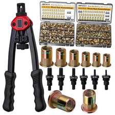 ASE Pressure Rivet Nut Tool Kit, 770Pcs Imperial Rivet Nut picture