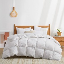 Puredown 90% Down Comforter 800 Fill Power, King or Queen Blanket Cotton Shell picture