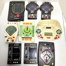 9 Vintage Electronic Games Lot TOMY Entex Tiger Baseball Blip Untested /Parts picture