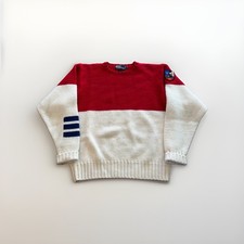 Vintage Polo Ralph Lauren Sweater Mens XL Stadium Suicide Ski Wool Knit 90s picture