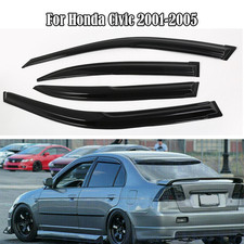 For Honda Civic Sedan 4 Door 2001-2005 Window Visors Vents Rain Guard Deflectors picture