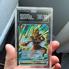 Bandai Dragon Ball Super Card Game Super Genki-dama FB10-024 Alt Art SR TAG 10 picture