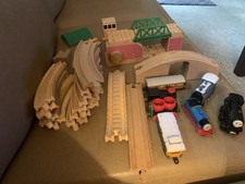 Vintage Thomas Train/ Tracks, Bridges Accessories, and Wooden Trains picture