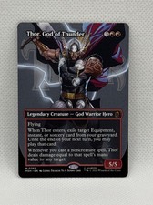 Thor, God of Thunder (Borderless) (0369) Marvel Super Heroes Foil picture