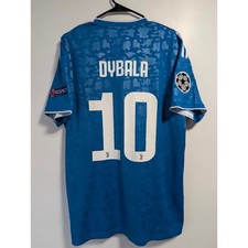 Juventus 2019-20 Third Dybala 10 Jersey XL NWT adidas UCL Fully Patched Rare picture
