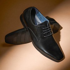 Men Leather Oxford Shoes Formal Lace Up Business Dress Shoes Size US picture