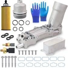 Upgraded Full Aluminum Oil Cooler Oil Filter Housing,for Dodge Charger Durango C picture