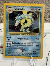 Gyarados 6/102 Holo Rare Base Set Unlimited Pokemon Heavily Played picture