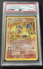 2021 POKEMON CELEBRATIONS CLASSIC COLLECTION #4 CHARIZARD-HOLO PSA 10 picture