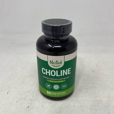 Nested Naturals Choline Bitartrate 500mg - 90 Vegan Capsules, Green picture