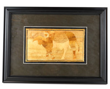Wood Art Bull Original Artist Animal 15