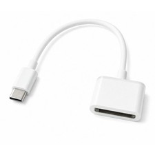 For Apple 30pin Female to USB 3.1 Type-C USB-C Sync Data Charging Adapter Cable picture