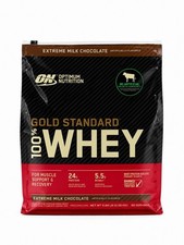 Optimum Nutrition Gold Standard 100% Whey Protein 5.64 lbs 80 Servings Chocolate picture