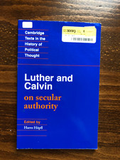 On Secular Authority by Martin Luther & John Calvin (Cambridge, paperback, 2012) picture